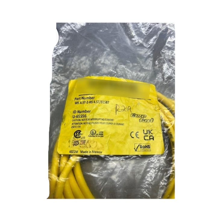 Turck Wk 4.5t-2-rs 4.5t/s1587 cable de conexión industrial