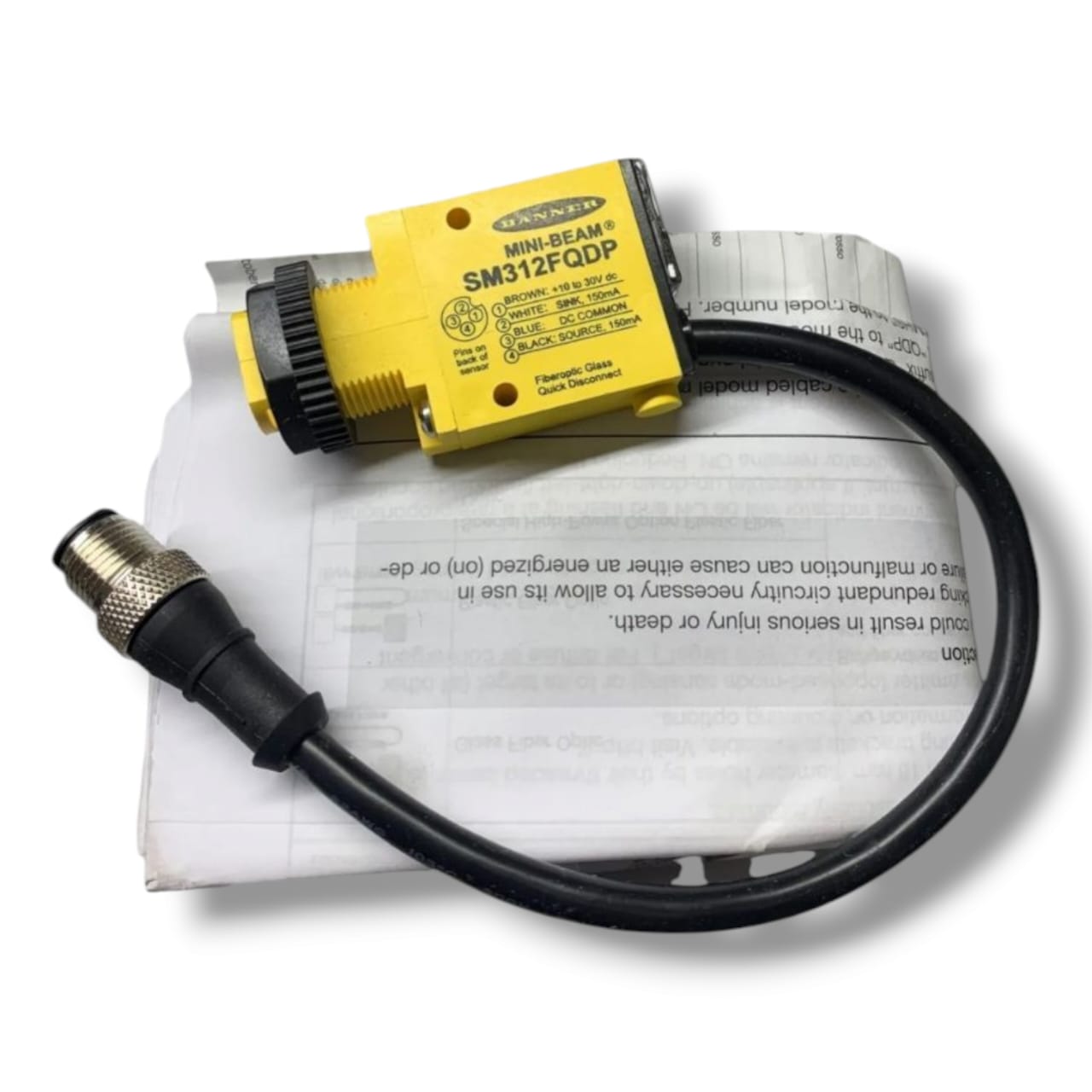 BANNER SM312FQDP SENSOR AMPLIFICADOR OPTICO DE FIBRA
