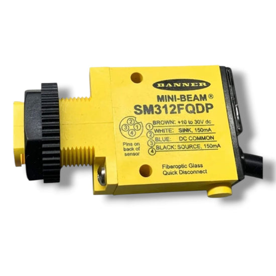 BANNER SM312FQDP SENSOR AMPLIFICADOR OPTICO DE FIBRA