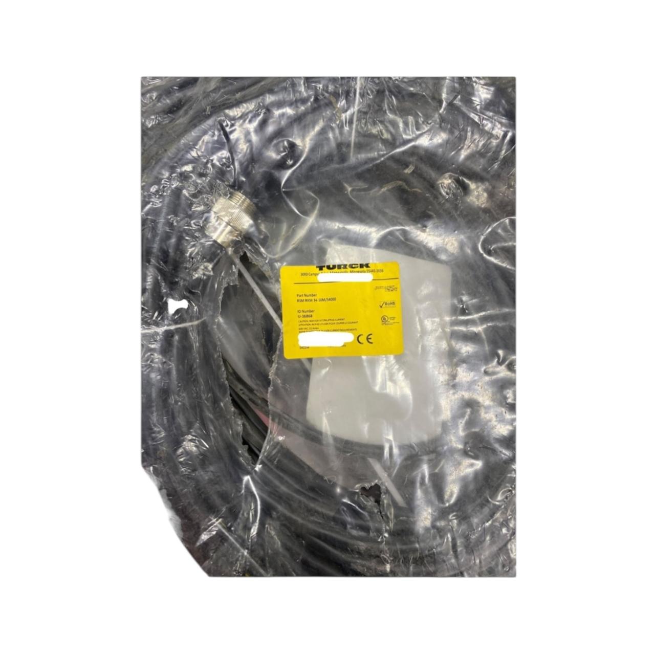 Turck Rsm Rkm 34-30m/s4000 cable de extensión industrial