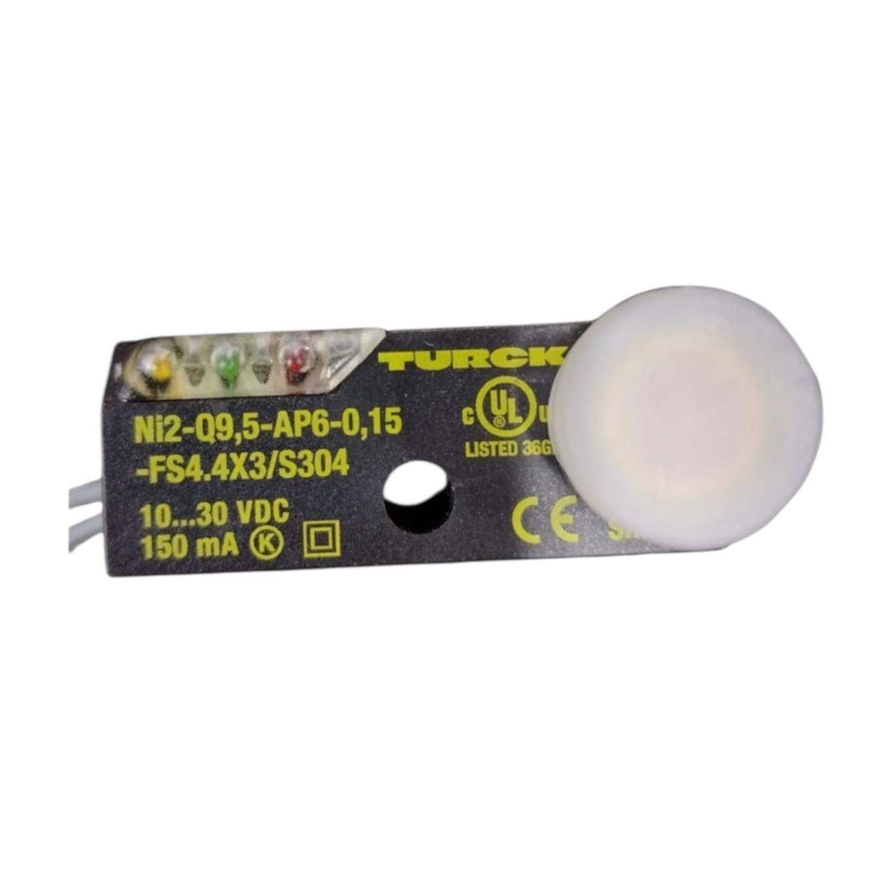 Turck Ni2-q9,5-ap6-0,15-fs4.4x3/s0304 sensor inductivo de proximidad