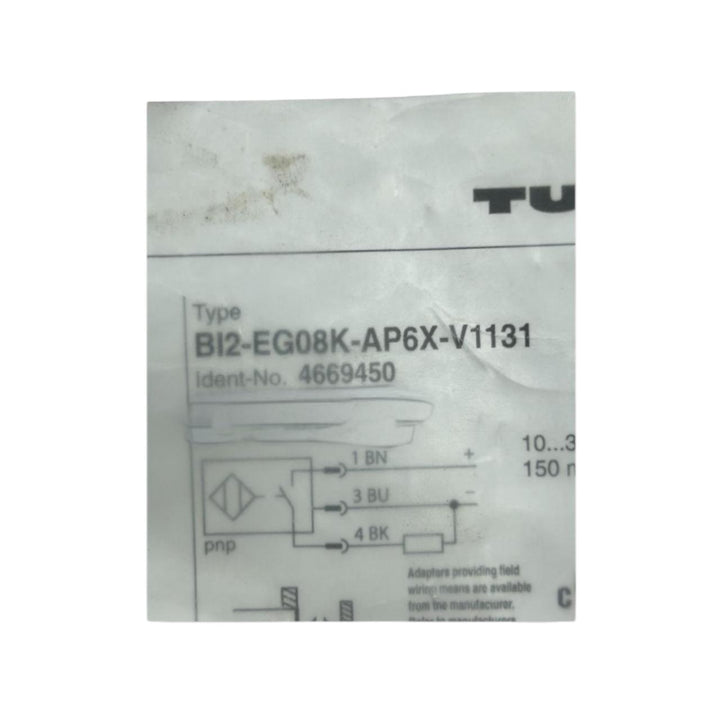 Turck B12-eg08k-ap6x-v1131 dispositivo de proximidad