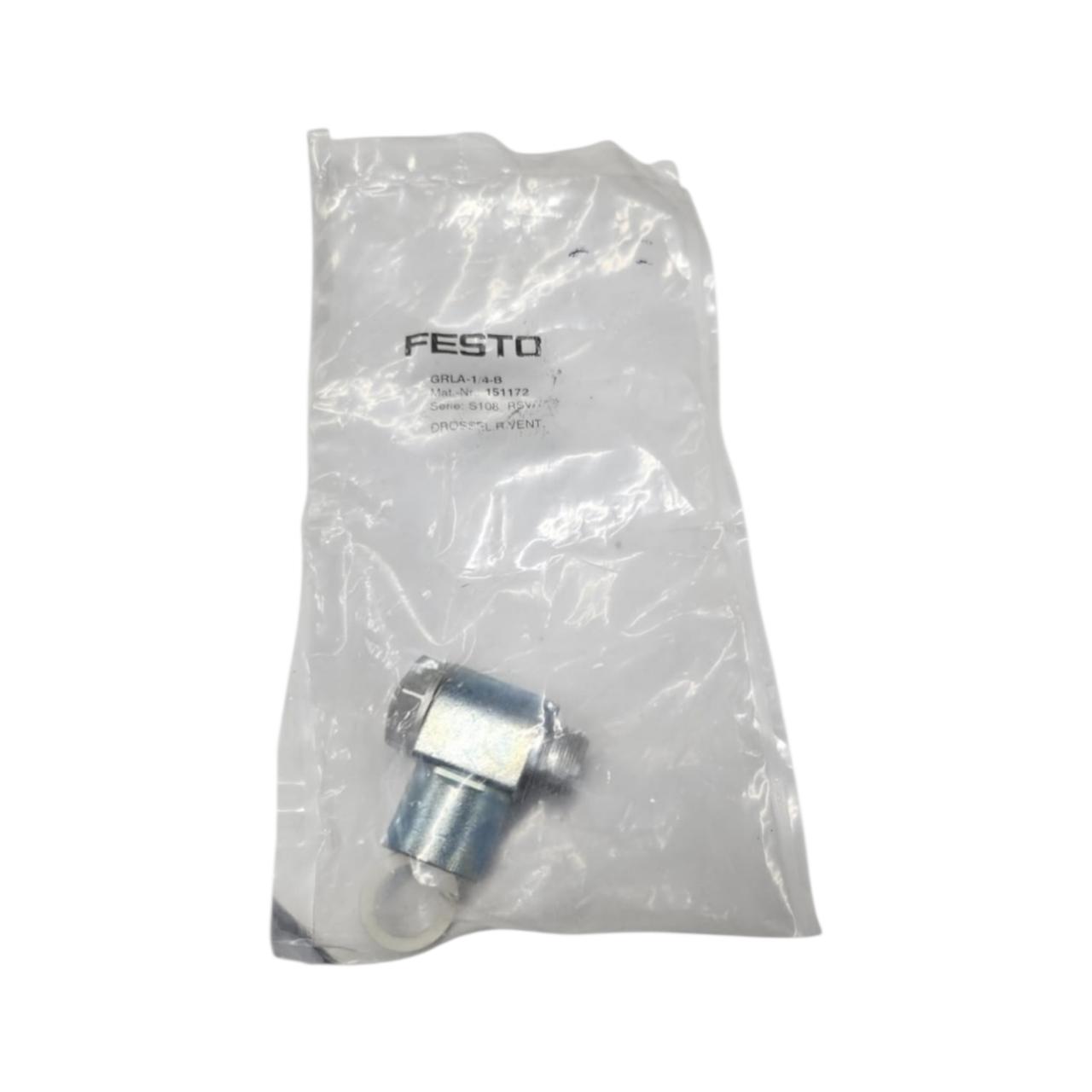Festo Grla-1/4-b Válvula Reguladora De Flujo