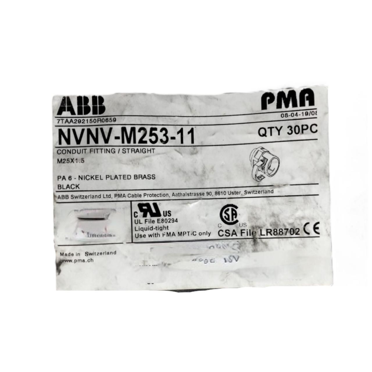 Abb Nvnv-m253-11 conexión para conductos PMA