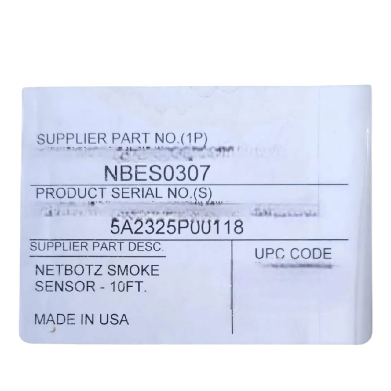 Netbotz Nbes0307 Sensor