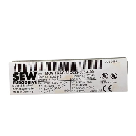 Sew Eurodrive 31c022-503-4-00 VARIADOR