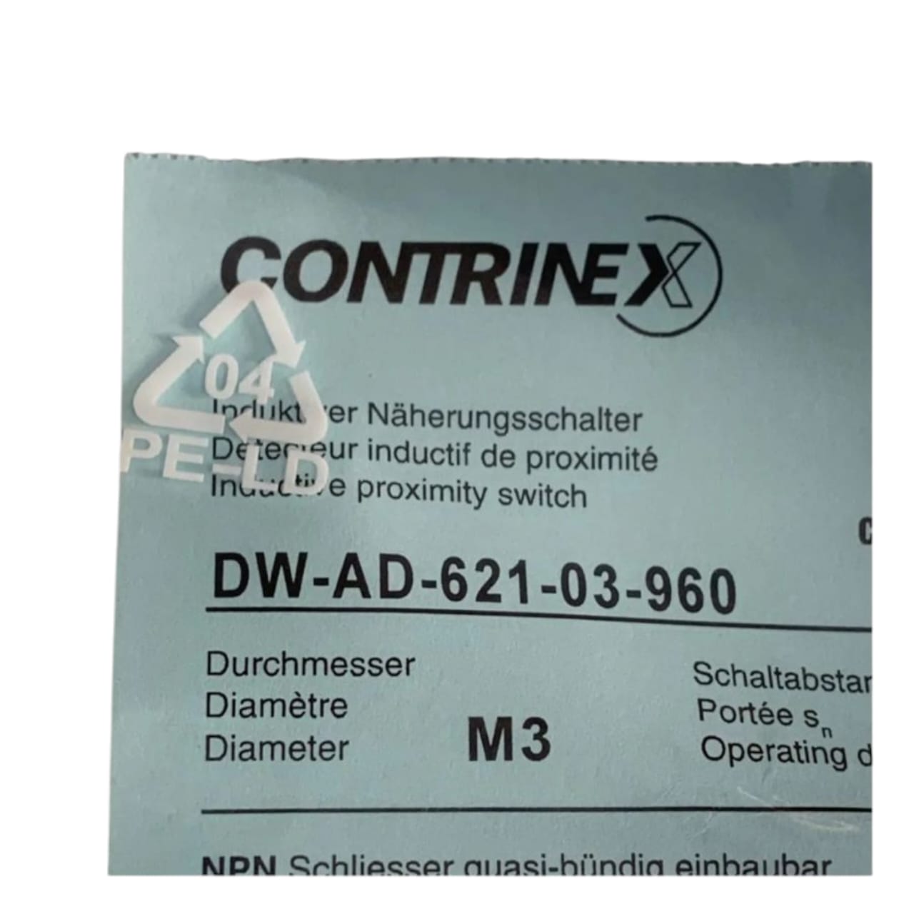 Contrinex Dw-ad-621-03-960 SENSOR