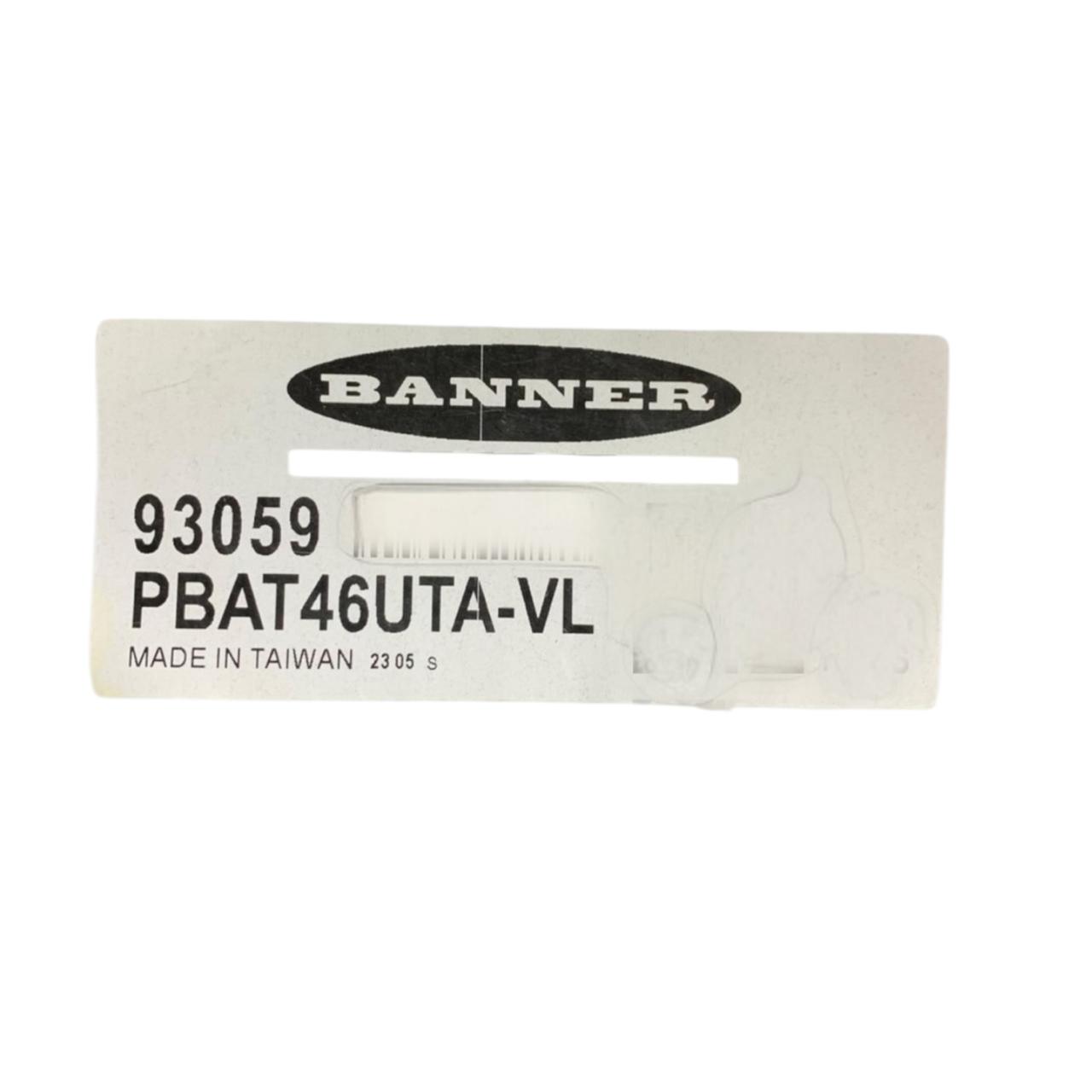 Banner 93059 Pbat46uta-vl sensor óptico