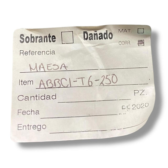 ABB CI-T6-250 TRANSFORMADOR DE INTENCIDAD