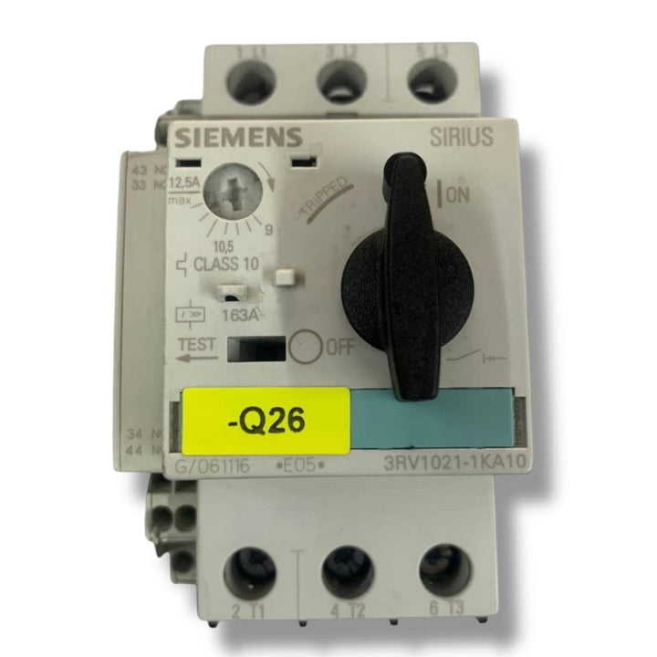 SIEMENS 3RV1021-1KA10 PROTECTOR MANUAL DE MOTORES