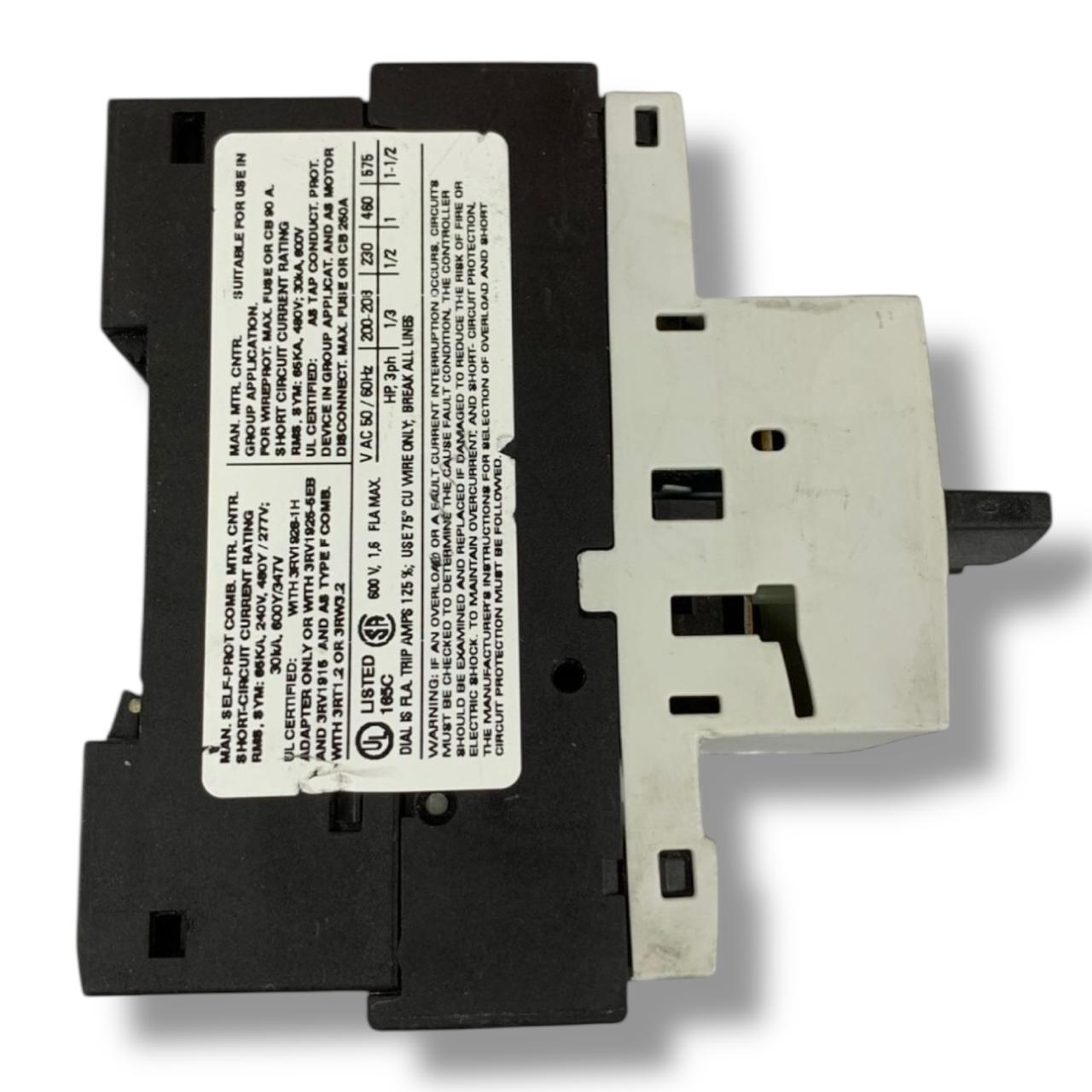SIEMENS 3rv1021-1aa10  INTERRUPTOR PROTECTOR MANUAL