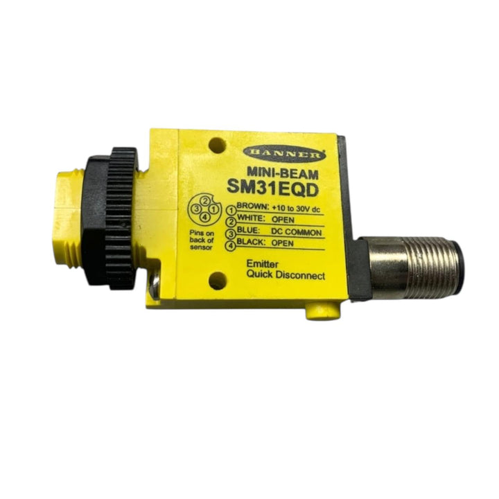 Mini-beam Sensor Tensión Continúa Banner Sm31eqd