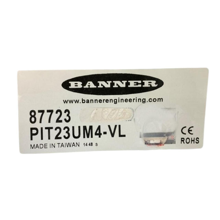 Banner 87723 Pit23um4-vl sensor de fibra óptica