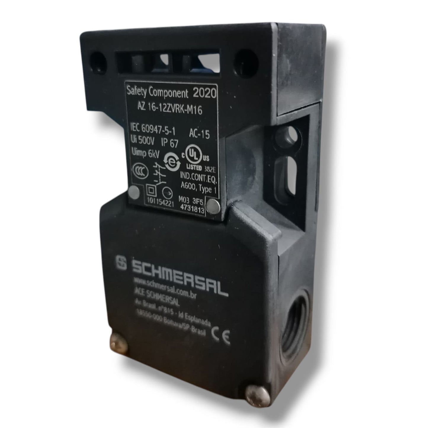 SCHMERSAL AZ16-12ZVRK-M16 INTERRUPTOR DE SEGURIDAD ELECTROMAGNETICO