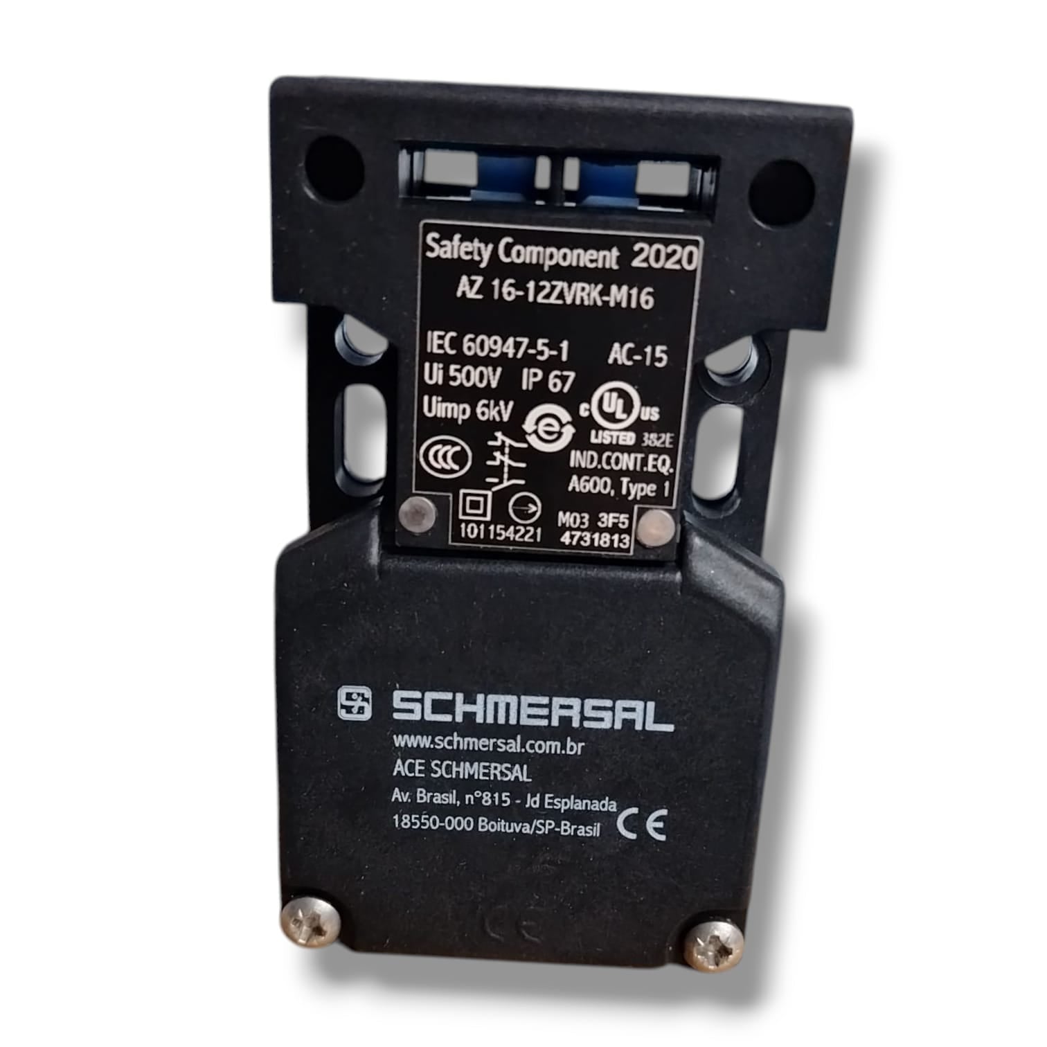 SCHMERSAL AZ16-12ZVRK-M16 INTERRUPTOR DE SEGURIDAD ELECTROMAGNETICO