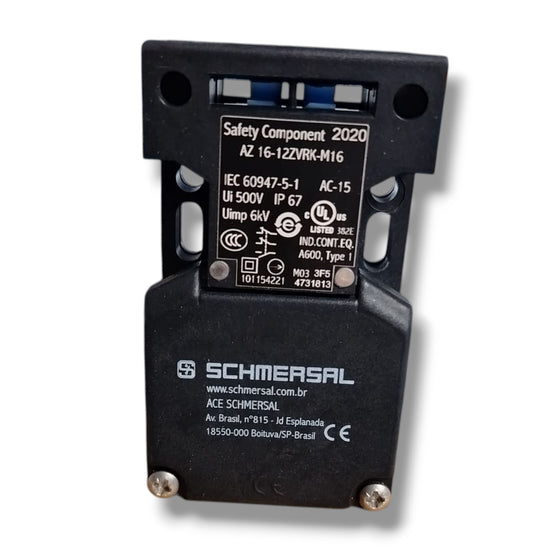SCHMERSAL AZ16-12ZVRK-M16 INTERRUPTOR DE SEGURIDAD ELECTROMAGNETICO