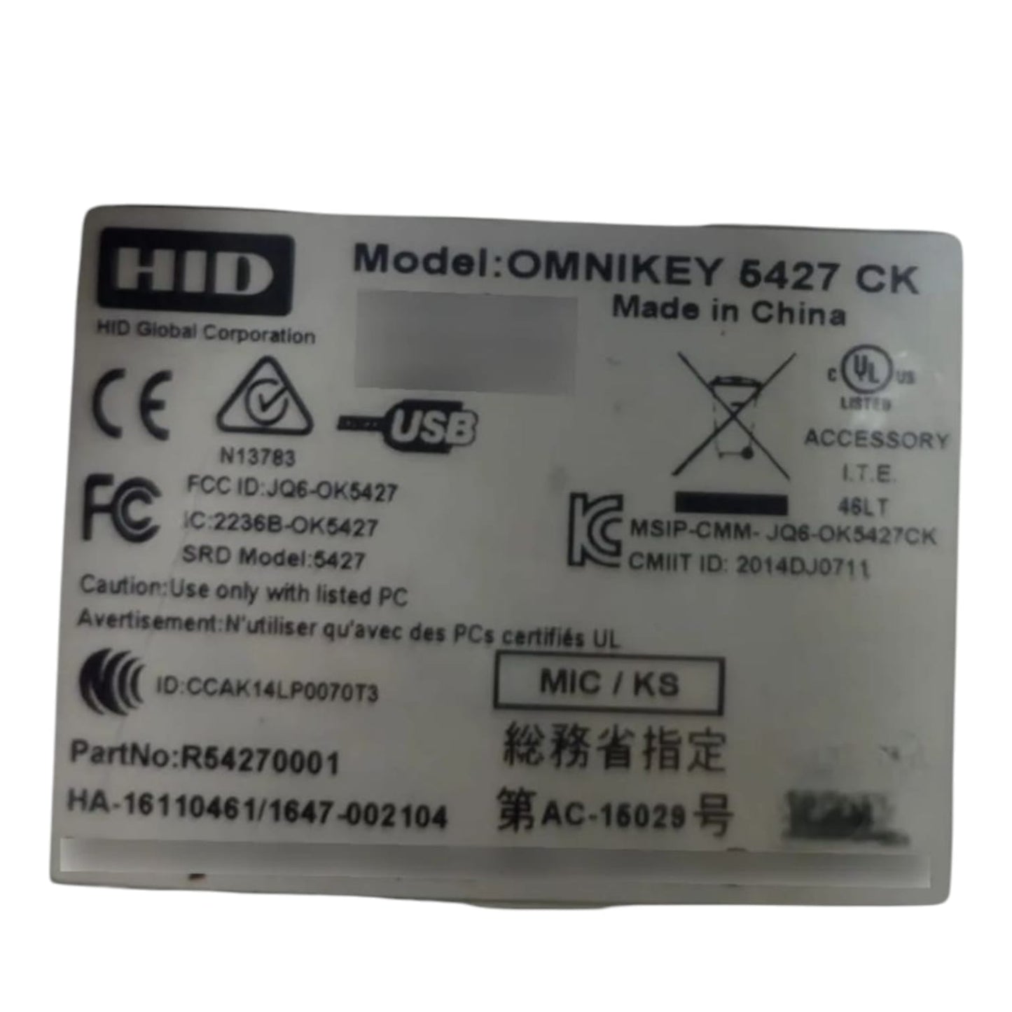 Omnikey 5427ck LECTOR