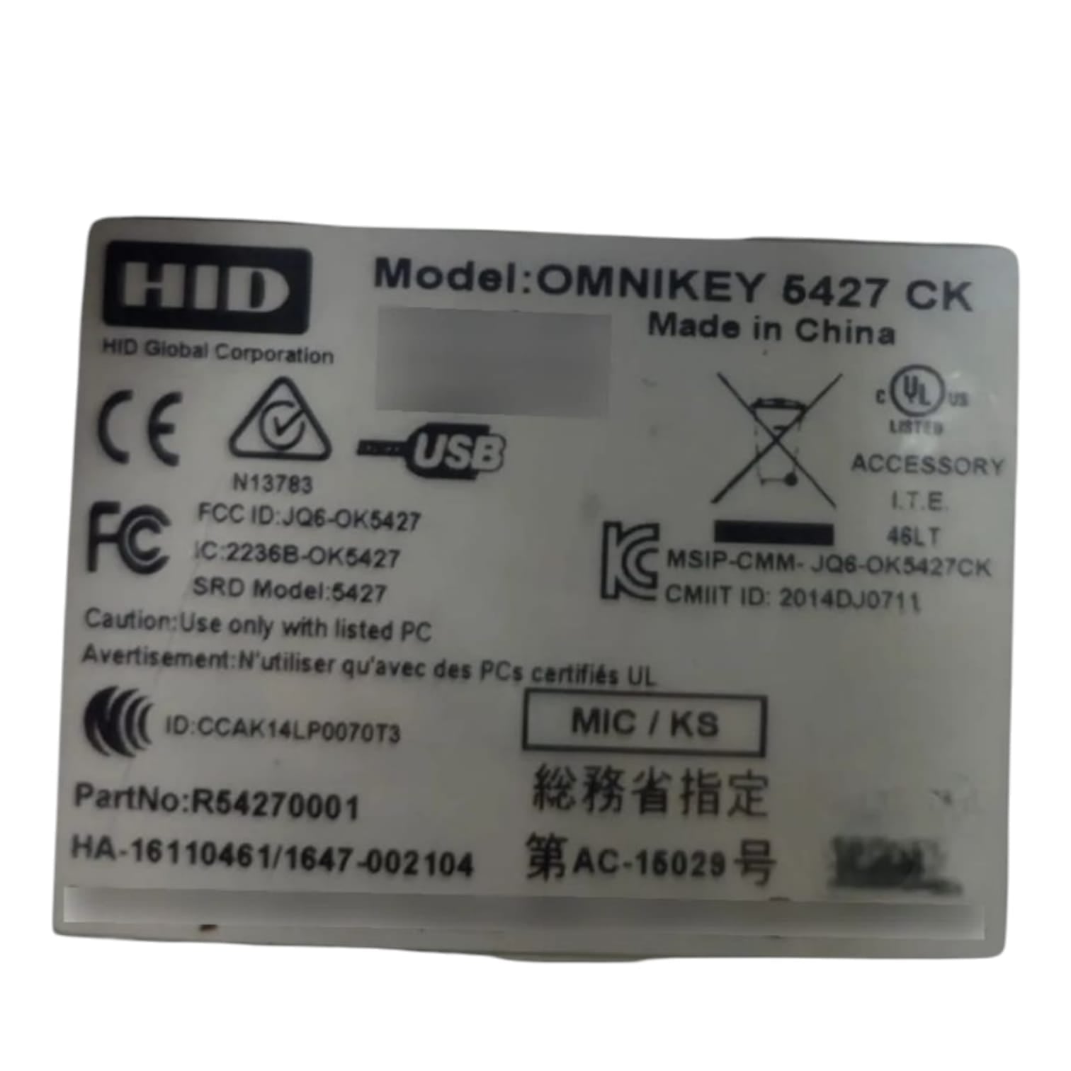 Omnikey 5427ck LECTOR