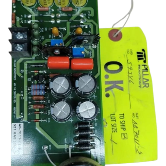 Pillar Ab-7011-2 TARJETA