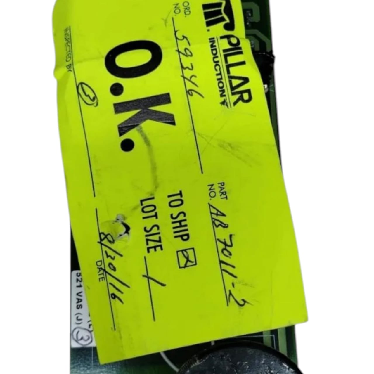 Pillar Ab-7011-2 TARJETA