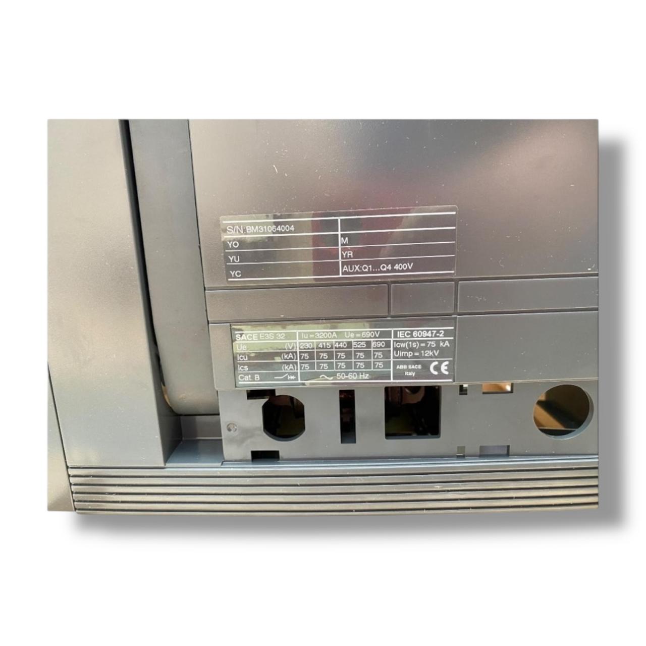 ABB SACE EMAX S 3200 INTERRUPTOR AUTOMATICO DE BAJA PRECION