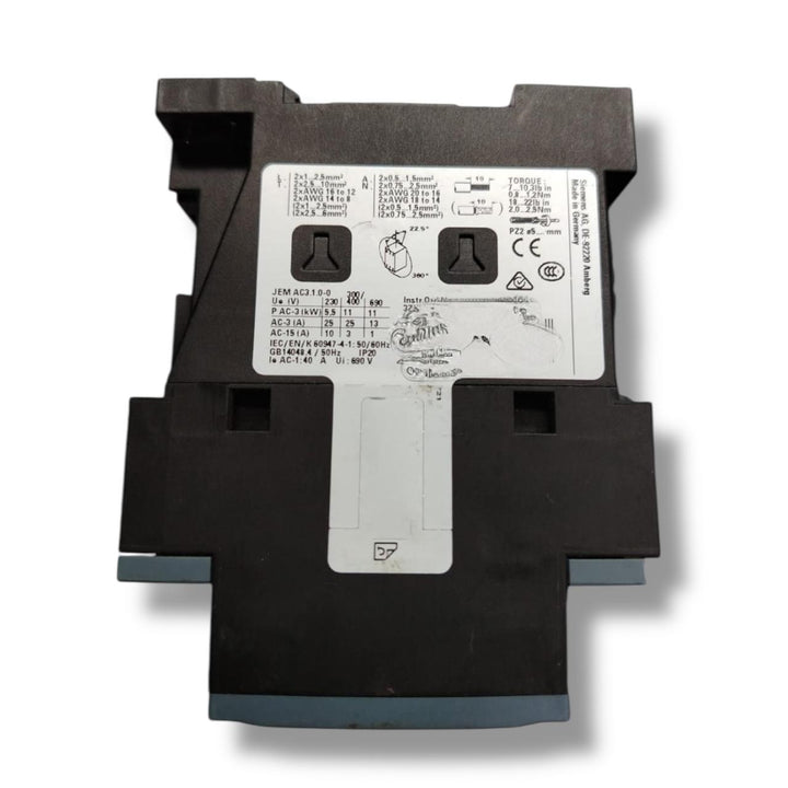 SIEMENS 3RT2026-1KKB40 CONTACTOR DE POTENCIA
