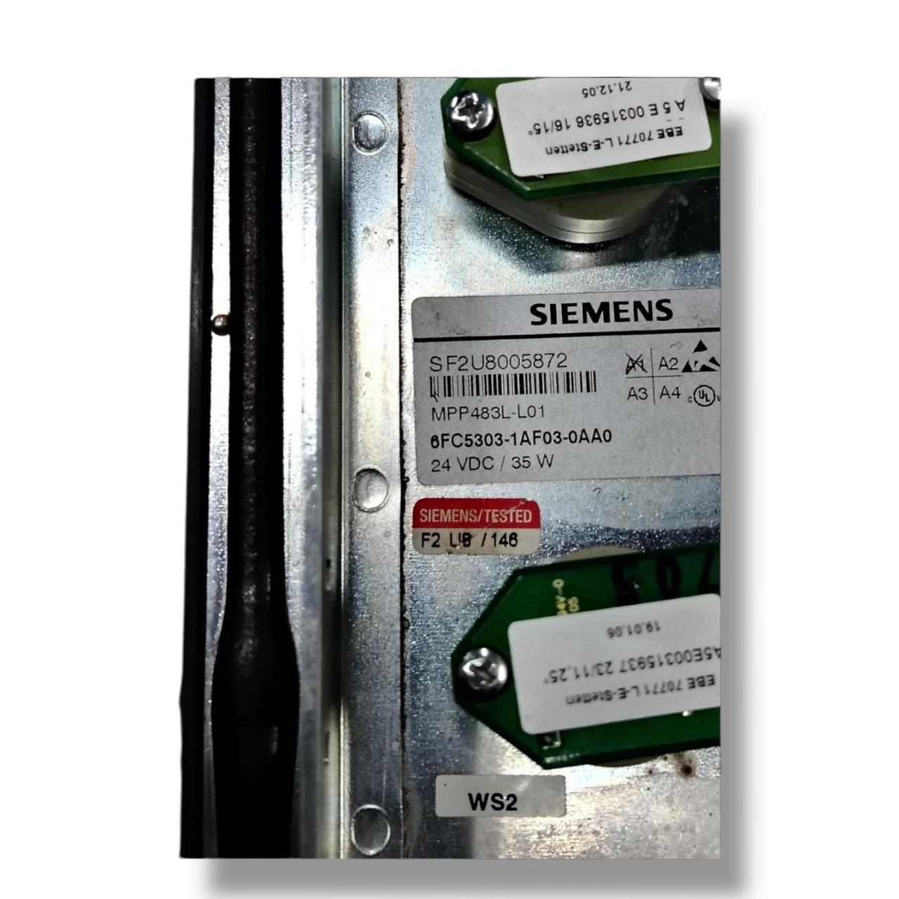 SIEMENS 6FC5303-1AF03-0AA0  PANEL DE BOTONES