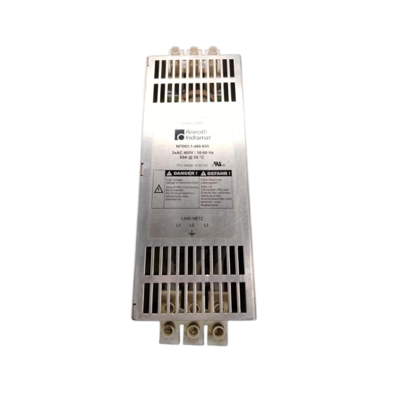 Rexroth Nfd03.1-480-055 filtro de línea trifásico