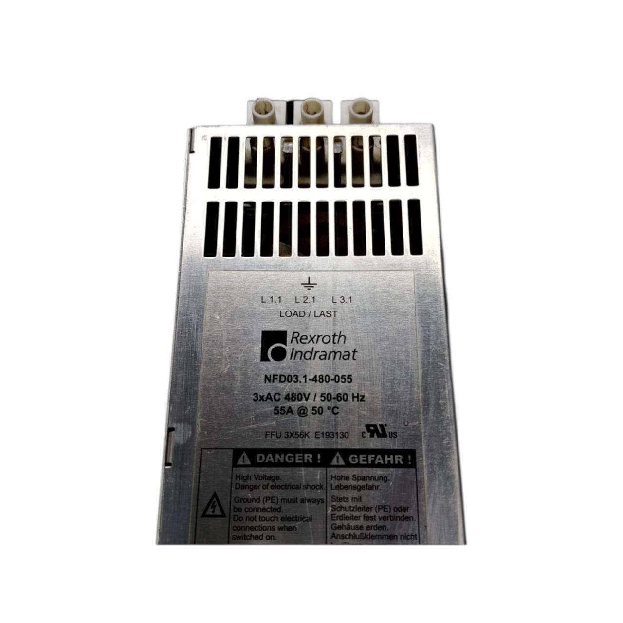 Rexroth Nfd03.1-480-055 filtro de línea trifásico