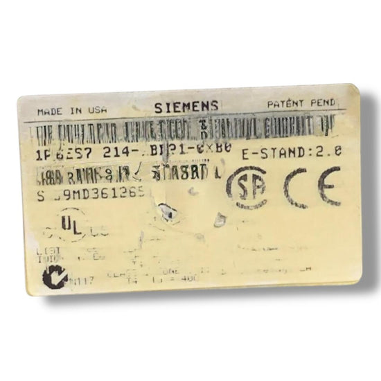 SIEMENS 6ES7214-1BD21-0XB0 UNIDAD CENTRAL DE PROCESAMIENTO