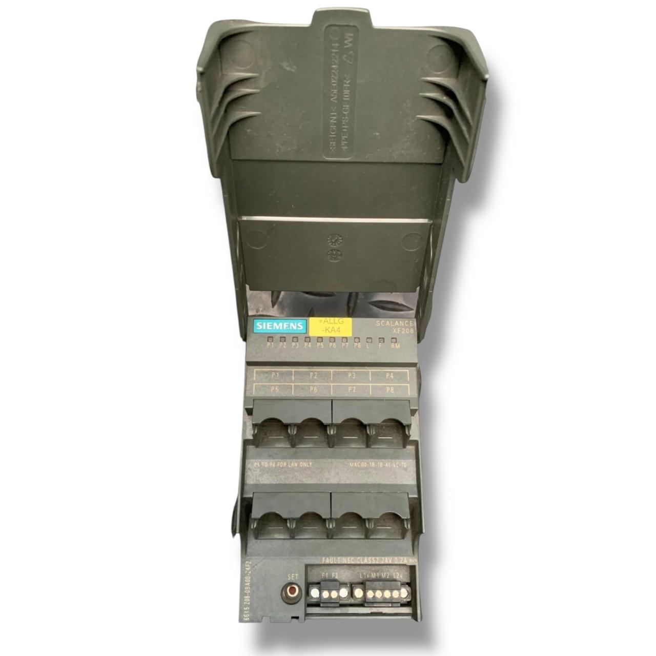 SIEMENS 6GK5208-0BA00-2AF2 SWITCH GESTIONADO PLANO