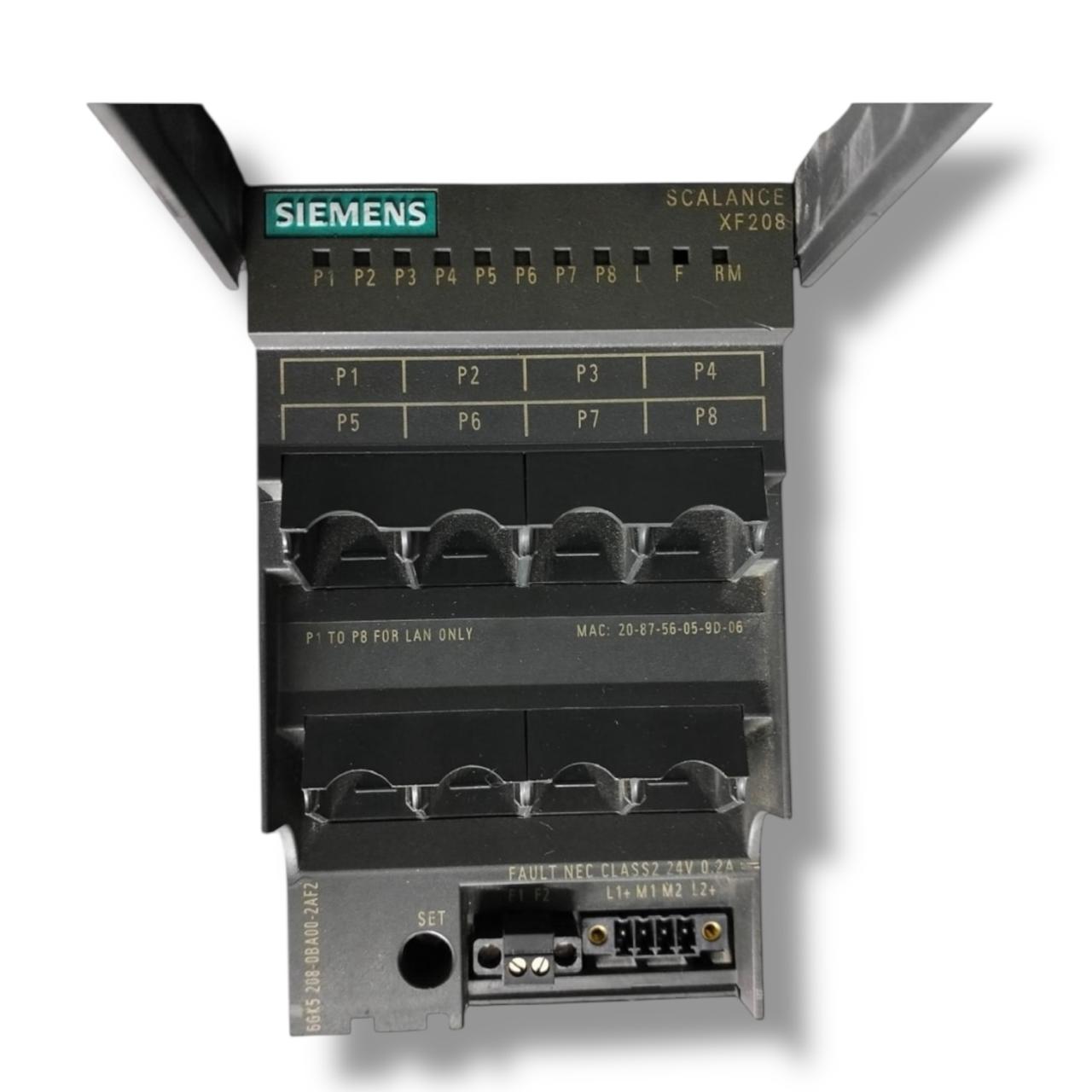 SIEMENS 6GK5208-0BA00-2AF2 SWITCH ETHERNET GESTIONADO PLANO