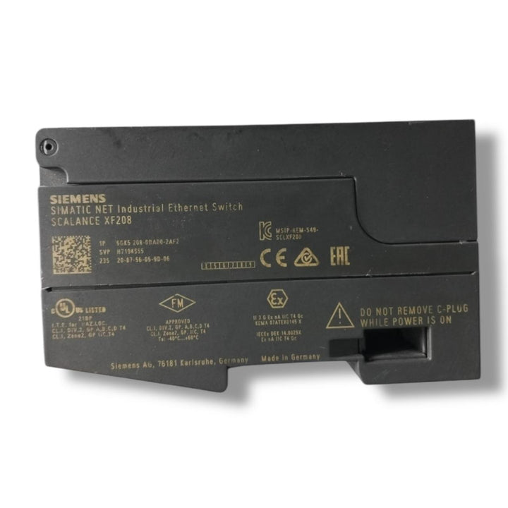 SIEMENS 6GK5208-0BA00-2AF2 SWITCH ETHERNET GESTIONADO PLANO