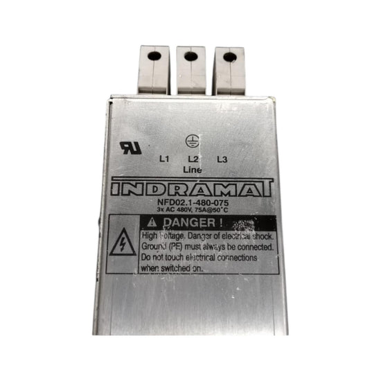 Indramat Nfd02.1-480-075 filtro de línea trifásico