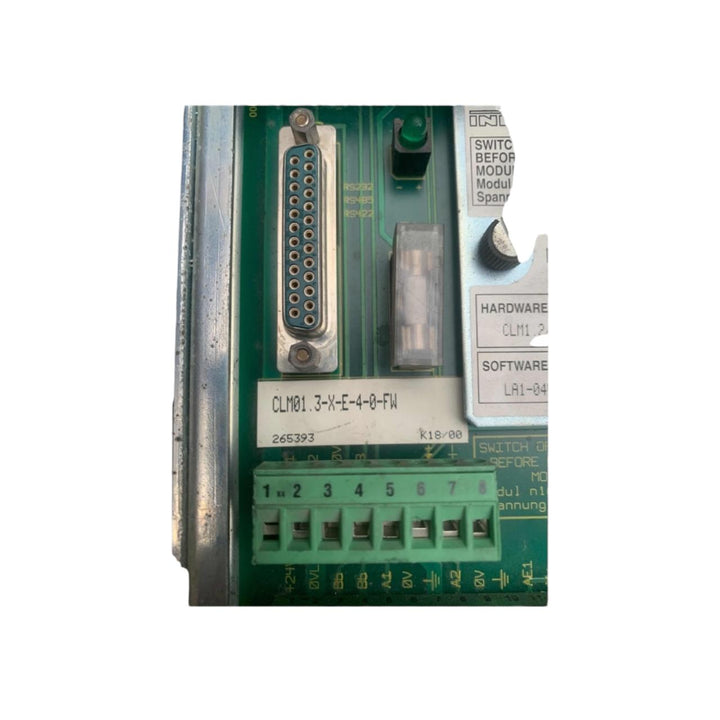 Indramat Clm01.3-x-e-4-0-fw controlador de posicionamiento