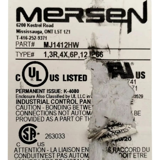 Mersen Mj1412hw Enclosure Polyester