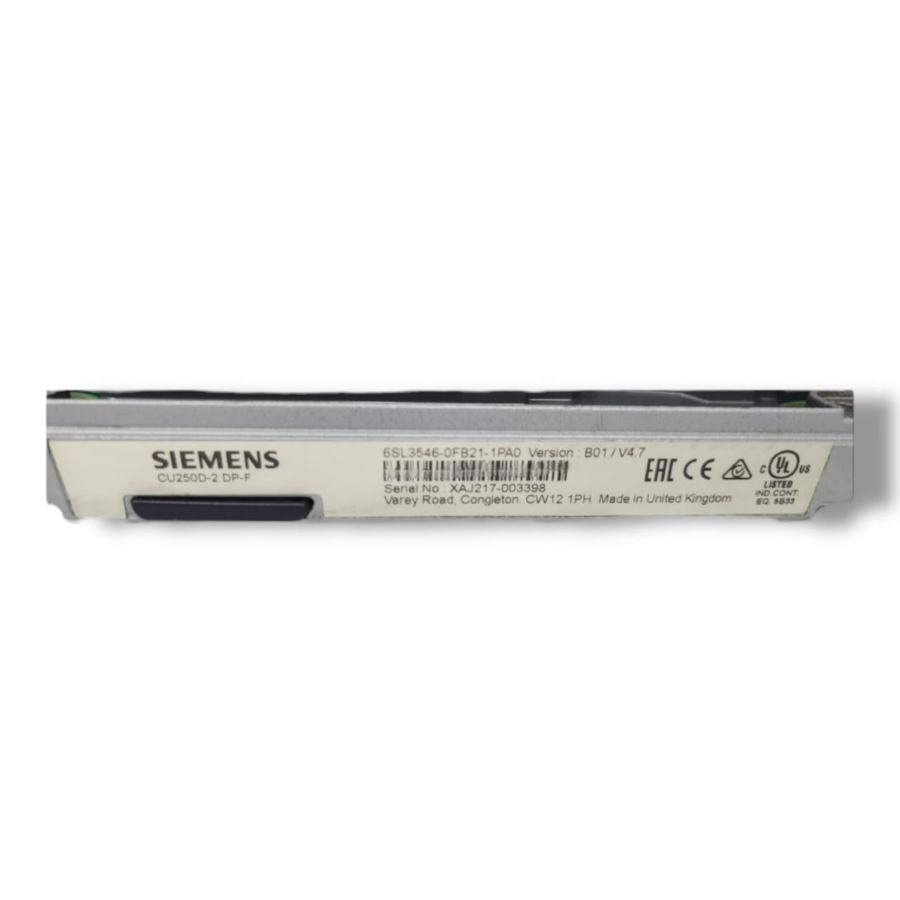 SIEMENS 6SL3546-0FB21-1PA0 UNIDAD DE CONTROL SINAMICS
