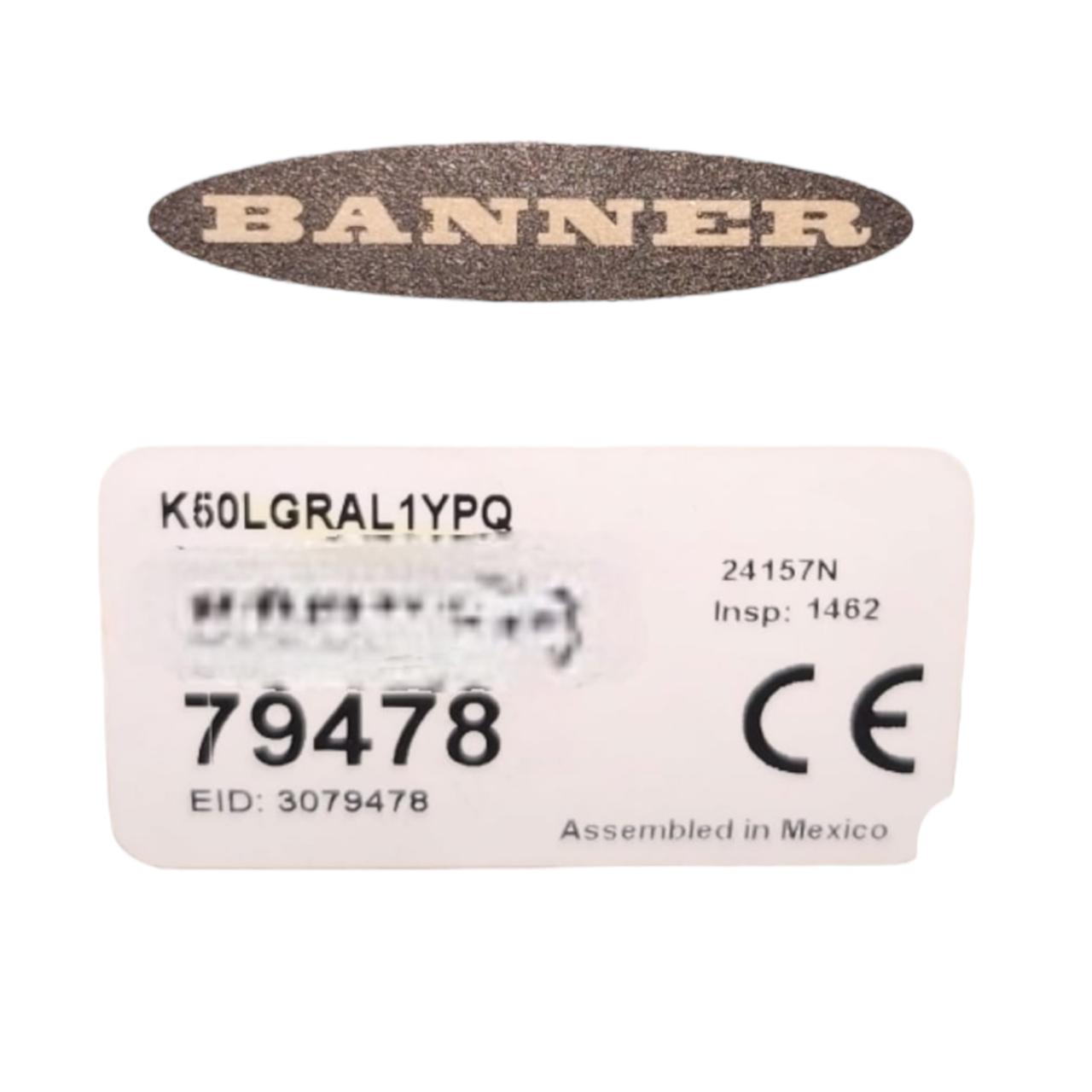 Banner K50lgral1ypq indicador LED
