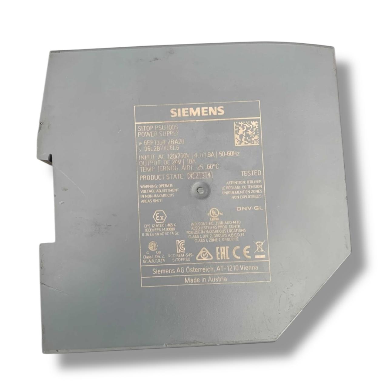 Siemens 6EP1334-2BA20 es una fuente de alimentación