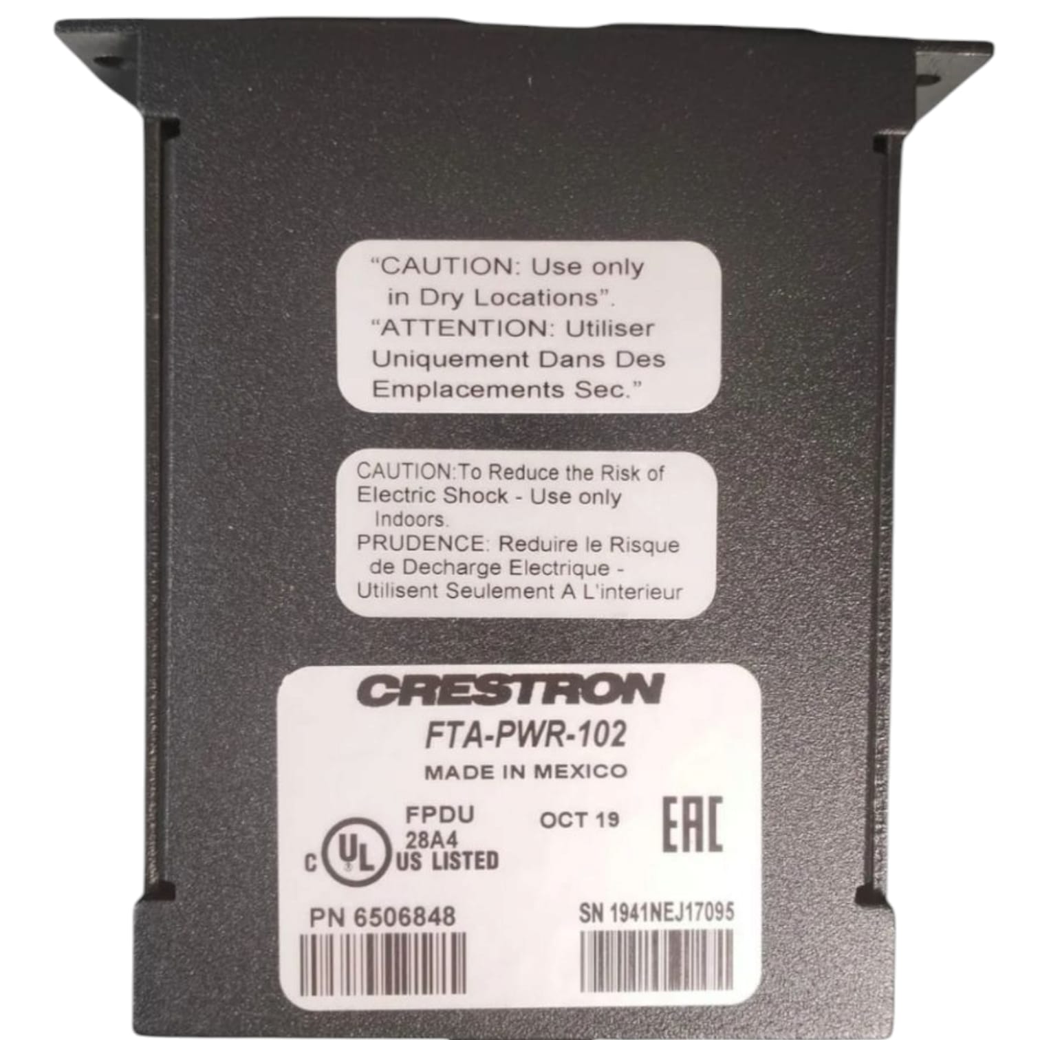Creston Fta-pwr-102 MÓDULO