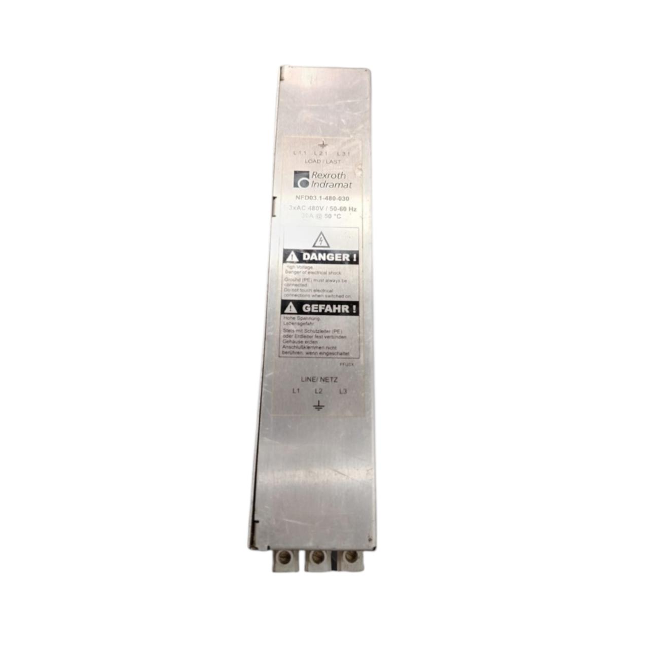 Rexroth Nfd03.1-480-030 filtro de línea trifásico