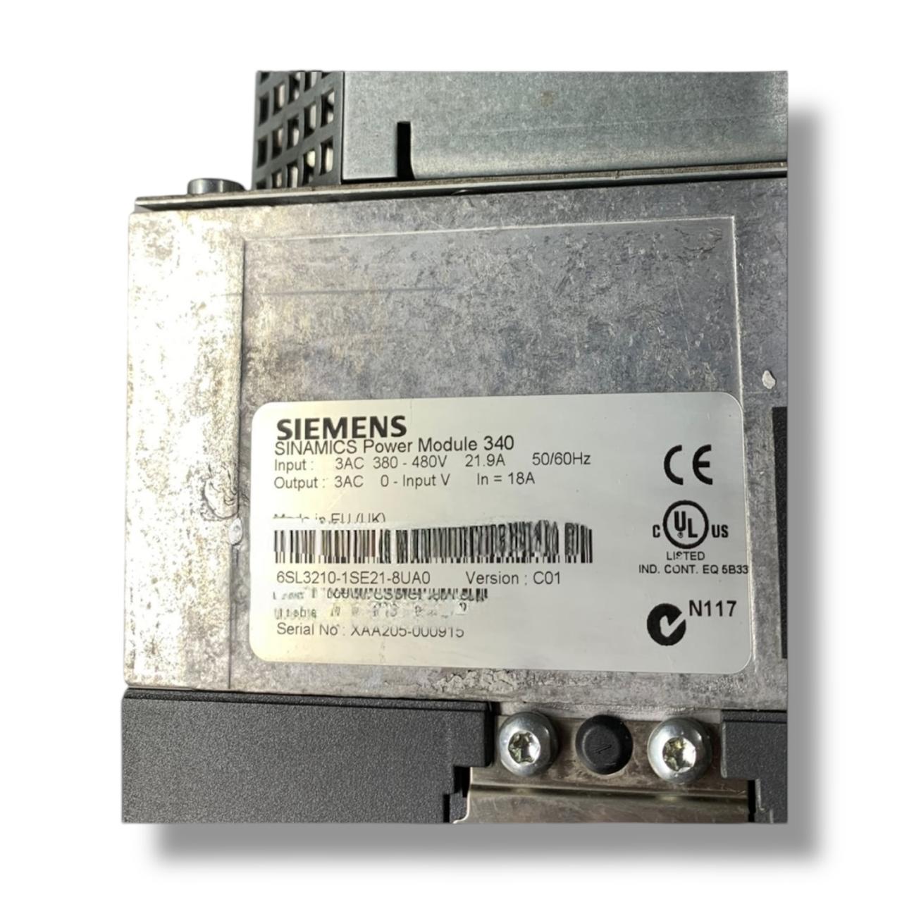SIEMENS 6SL3210-1SE21-8UA0 MODULO DE POTENCIA