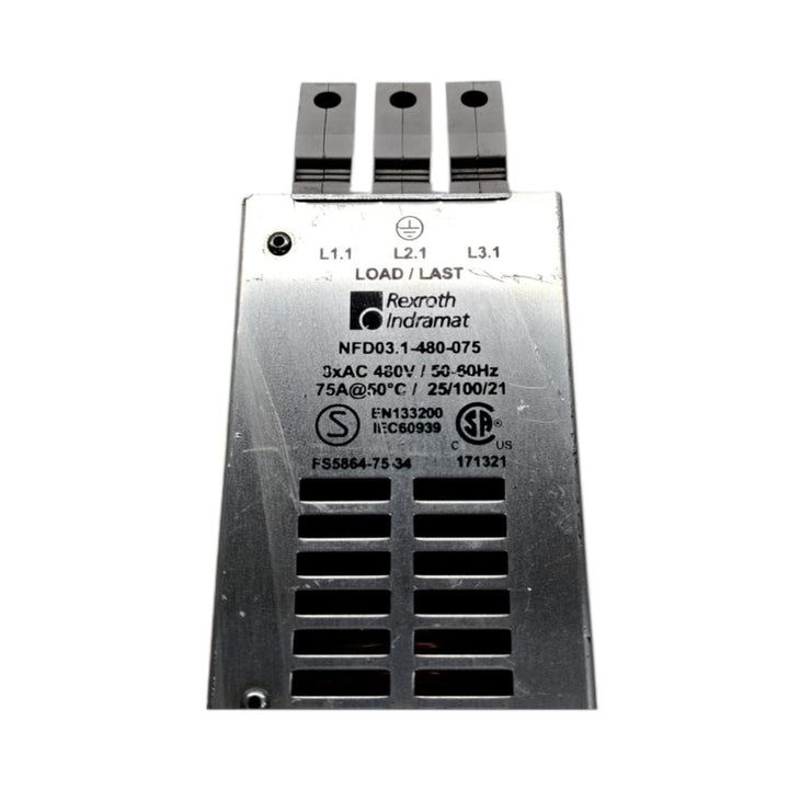 Rexroth Nfd03.1-480-075 filtro de línea trifásico