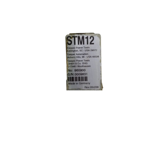 Cooper Power Tools Stm12 No.960900 SERVOCONTROLADOR