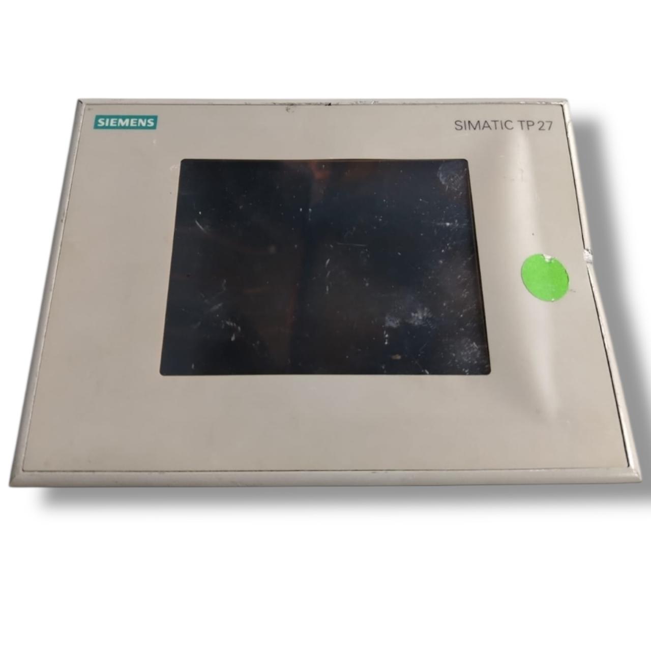 SIEMENS  6AV3627-1NK00-2AX0 PANEL TACTIL CON DETALLE FUNCIONANDO