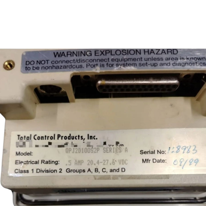 Total Controlqpj2d100s2p Ser.a View Panel PANTALLA