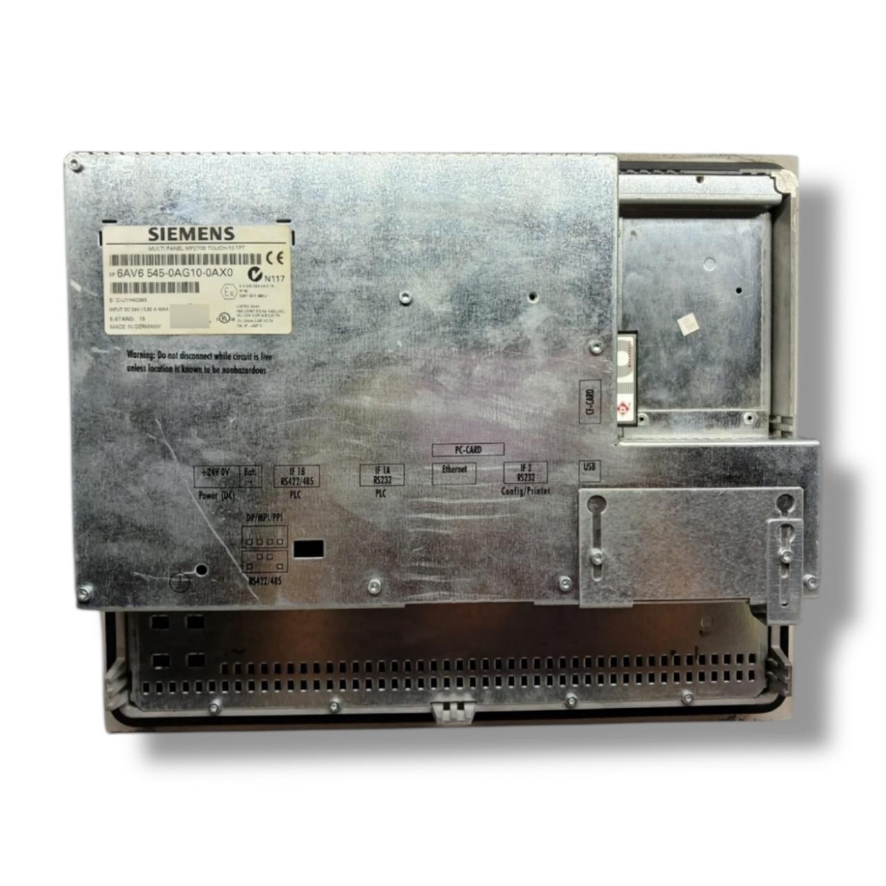 SIEMENS 6AV6545-0AG10-0AX0 panel táctil SIMATIC MP 270B