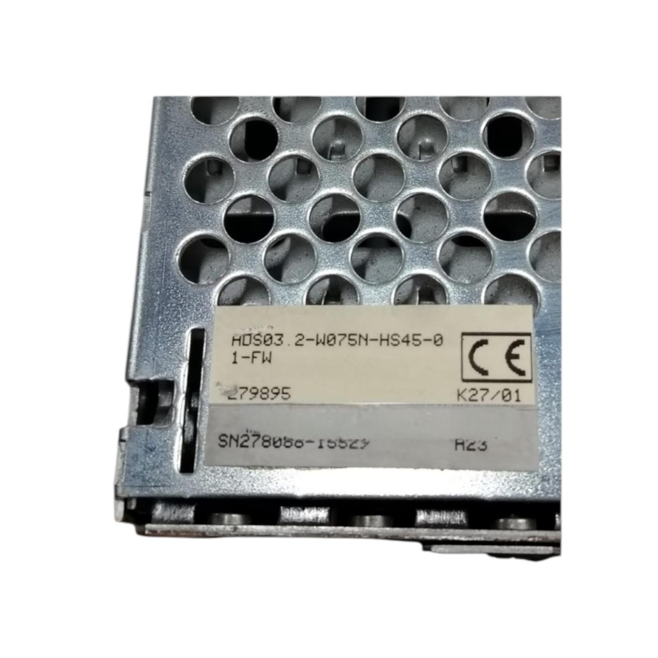 Rexroth Indramat Hds03.2-w075n-hs45-01-fw controlador de accionamiento servoeléctrico