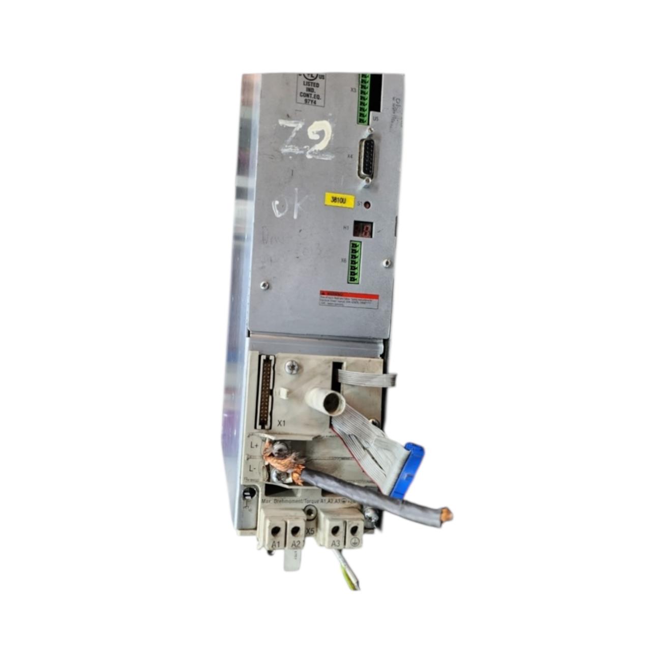 Indramat Hds03.2-w075n-hs45-01-fw controlador de accionamiento servoeléctrico