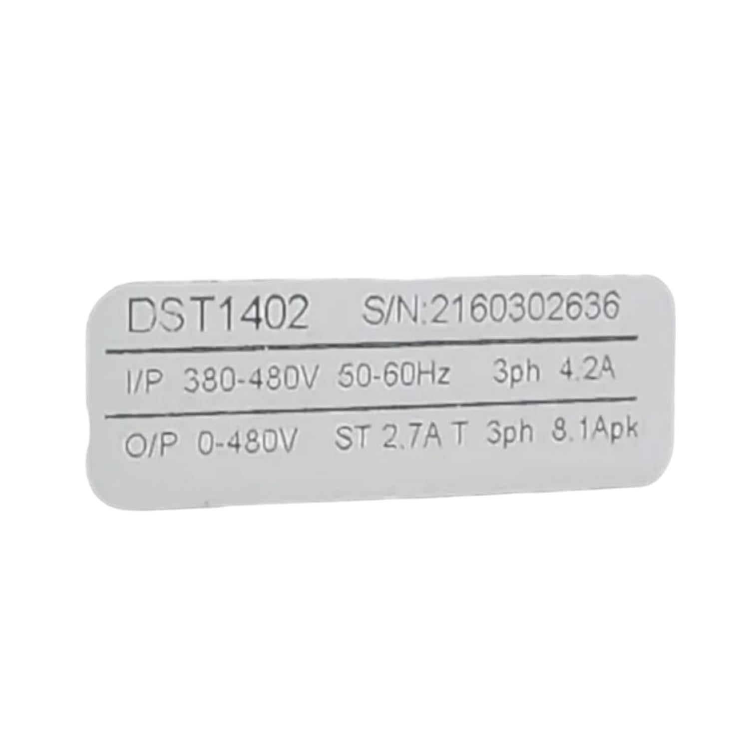Emerson Control Techniques Dst1402 3098-0067 SERVOACCIONAMIENTO